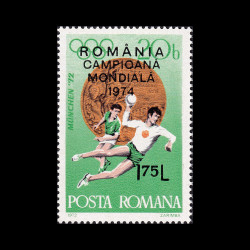 România - Campioană Mondială la Handbal Masculin (supratipar) 1974 LP 846