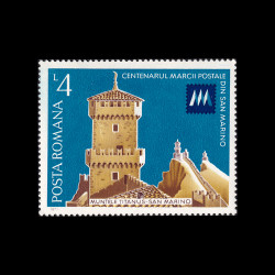 Centenarul mărcii poștale din San Marino, 1977, LP 941