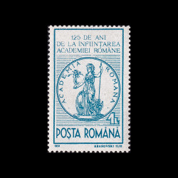 125 de ani de la înființarea Academiei Române 1991 LP 1259