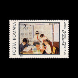 Ziua mărcii poștale românești 1981 LP 1044