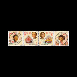 50 de ani de la primele emisiuni de timbre EUROPA-CEPT, dantelată, 2005, LP 1691