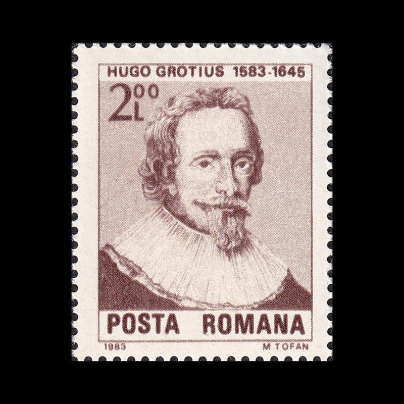 400 de ani de la nașterea lui Hugo Grotius 1983 LP 1075