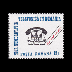 Noua numerotație telefonică în România 1992 LP 1305