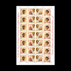 50 de ani de la primele emisiuni de timbre EUROPA-CEPT, coală, 2005, LP 1691C