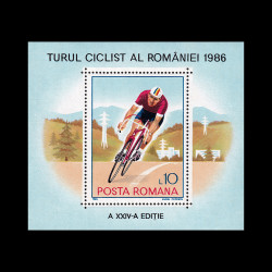 Turul ciclist al României, coliță dantelată 1986 LP 1167