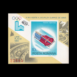 Jocuri Olimpice de Iarnă Lake Placid coliță nedantelată 1979 LP 999