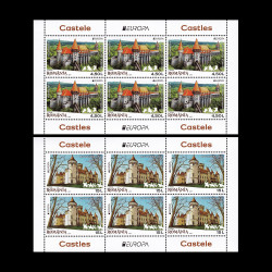Europa 2017 - Castele, minicoală de 6 timbre, LP 2142D