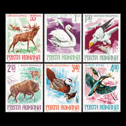 Animale ocrotite în România 1977 LP 932