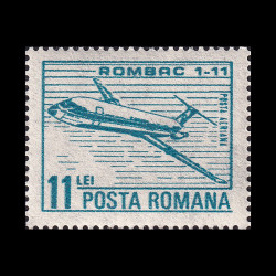 Rombac 1-11 (uzuale, poșta aeriană) 1983 LP 1073