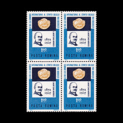 Al VIII-lea Congres Internațional al științei Solului - București, bloc de 4 timbre 1964 LP 579a