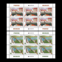 Europa 2018, Poduri, minicoală de 6 timbre LP 2188D