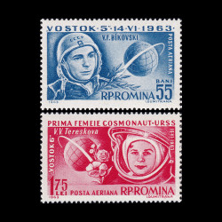 Cosmonautică - Vostok 5 și 6 1963 LP 563