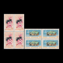 Al XX-lea Congres Internațional de Apicultură, blocuri de 4 timbre 1965 LP 610a