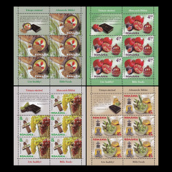 Trăiește sănătos! Alimentele Bibliei I, minicoală de 5 timbre și 1 vinietă 2016 LP 2128b