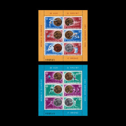 Medalii Olimpice - Los Angeles, blocuri de 6 timbre, 1984, LP 1111
