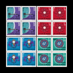 Expo '67 - Montreal, blocuri de 4 timbre 1967 LP 665a