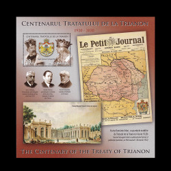 Tratatele de Pace de la Paris (1919 - 1920), coliță dantelată 2020 LP 2305a