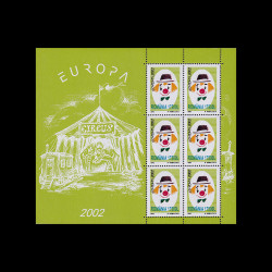 Europa 2002, bloc de 6 timbre, LP 1584A