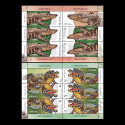 Crocodili 2020, minicoală de 5 timbre și 1 vinietă LP 2307b