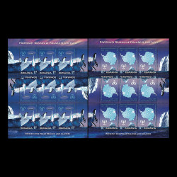 Protejați Regiunile Polare și Ghețarii, minicoli de 9 timbre 2009 LP 1829c