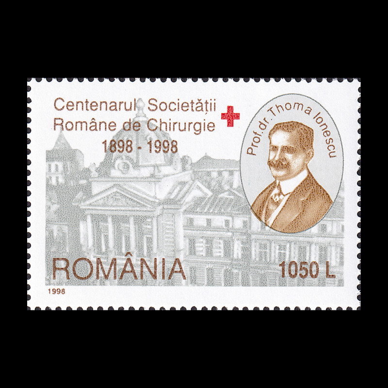 Centenarul Societății Române de Chirurgie 1998 LP 1453