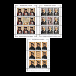 Personalități germane din România, minicoli de 8 timbre și o vinietă 2007 LP 1779b