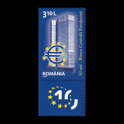 10 ani - Banca Centrală Europeană, serie cu vinietă 2008 LP 1804c