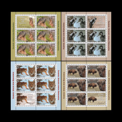 Faună - Specii din România, minicoli de 5 timbre și 1 vinietă 2013 LP 2003b