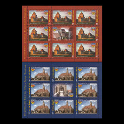 Descoperiți România - Transilvania, minicoli de 8 timbre și 1 vinietă 2013 LP 1971c