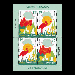Europa 2012 - Vizitați România, bloc de 2 serii M II, LP 1938e