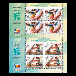 Jocurile olimpice de Vară, Londra minicoli de 4 timbre 2012 LP 1948b