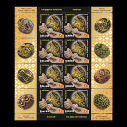 Emisiune comună România - Hong Kong, China, minicoli de 8 timbre și 8 viniete 2011 LP 1922g
