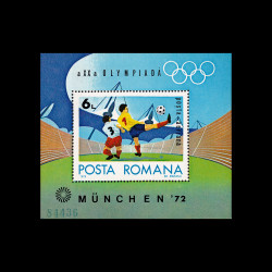 Jocurile Olimpice de Vară, Munchen, coliță dantelată, 1972, LP 798