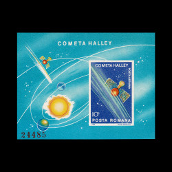 Întoarcerea Cometei Halley, coliță nedantelată, 1986, LP 1150