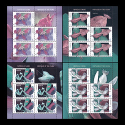 Fanteziile faunei, minicoli de 5 timbre și 1 vinietă 2022 LP 2383c