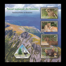 Parcuri Naționale din România, Parcul Călimani, bloc de 4 valori 2022 LP 2353a