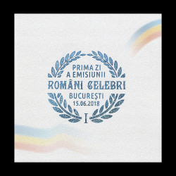 Români celebri I (uzuale), carnet filatelic 2018 LP 2198a