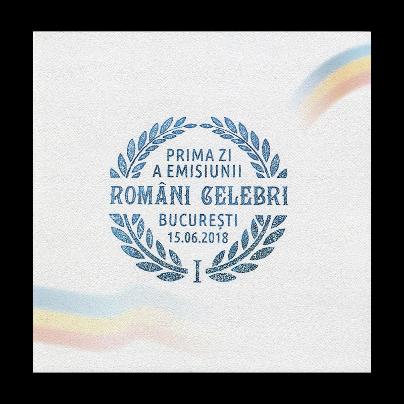 Români celebri I (uzuale), carnet filatelic 2018 LP 2198a