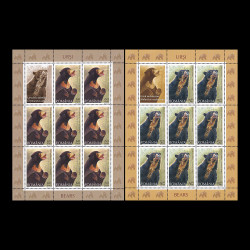 Urși, minicoli de 8 timbre și 1 vinietă 2008 LP 1799b
