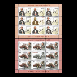 România - Premiere Mondiale (I) minicoli de 8 timbre și 1 vinietă 2010 LP 1886b
