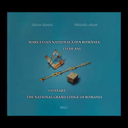 135 de ani de la Înființarea Marii Loji Naționale din România, album filatelic 2015 LP 2070b