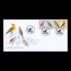 Păsări cântătoare, plic prima zi 2022 LP 2391fdc