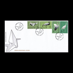 Păsări migratoare - cocori, plic prima zi 2018 LP 2177fdc