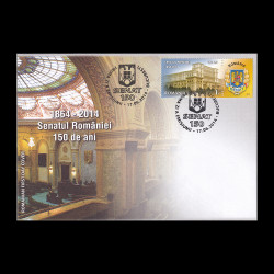 150 de ani, Senatul României, Plic Prima Zi 2014 LP 2028FDC