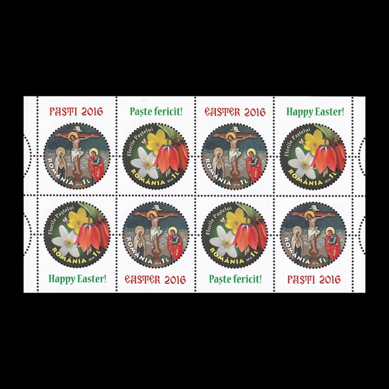 Sfintele Paști 2016, minicoli de 4 serii LP 2098a
