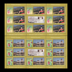 Stemele Dunării I, minicoli de 8 timbre și 1 vinietă 2010 LP 1863d