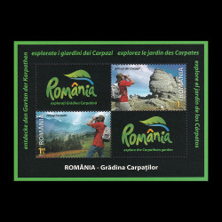 România - Grădina Carpaților bloc de 2 timbre 2010 LP 1873a