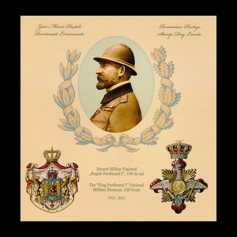 Muzeul Militar Național ”Regele Ferdinand I”, 100 de ani, Album filatelic 2023 LP 2425a