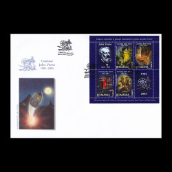 Centenar Jules Verne 1905-2005, Plic Prima Zi, LP 1678afdc