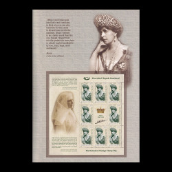 Regina Maria a României (70 de ani de la trecerea la cele veșnice), Mapă Filatelică 2008 LP 1815c